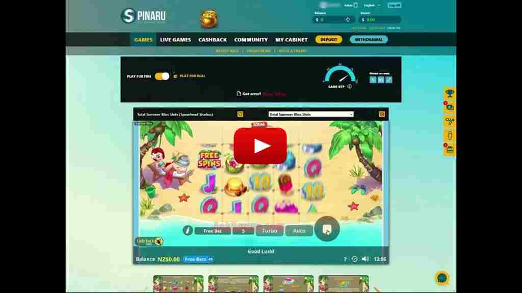 Spinaru Casino No Deposit Bonus 50 Free Spins