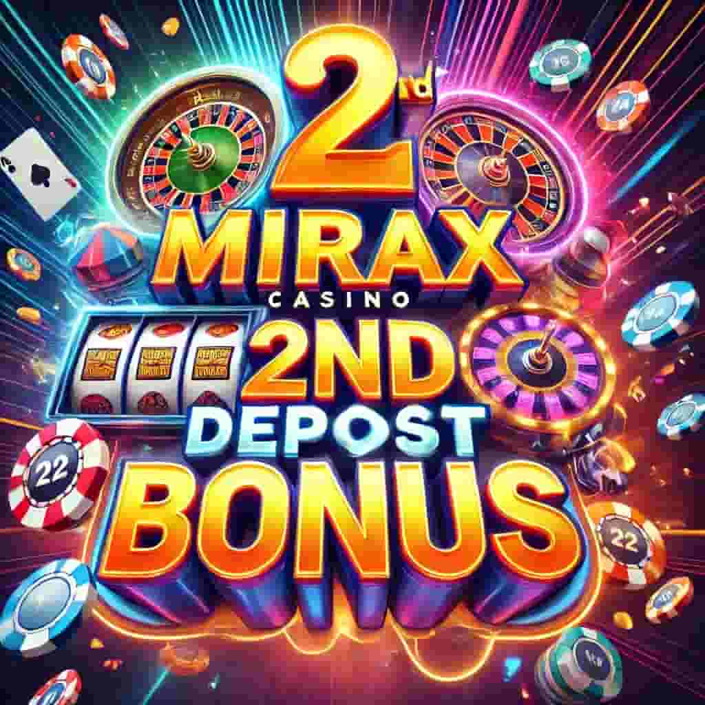 Mirax Casino Second Deposit Bonus