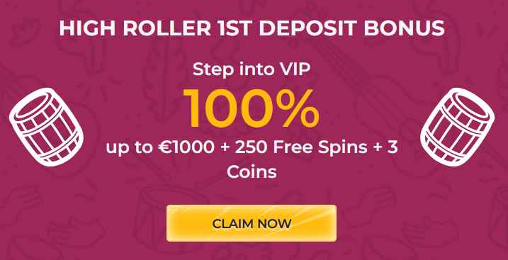 Rolling Slots Casino Login Bonus High Roller
