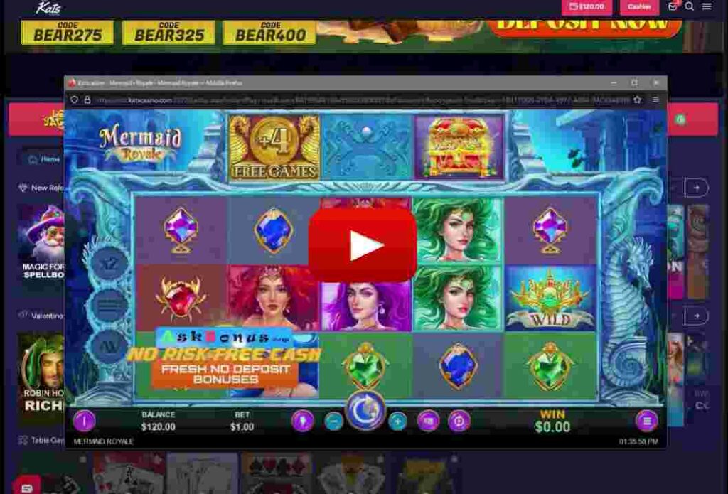 Kats Casino No Deposit Bonus