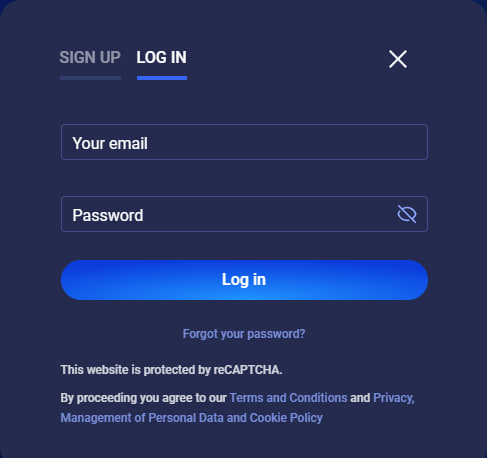 Legzo Casino login