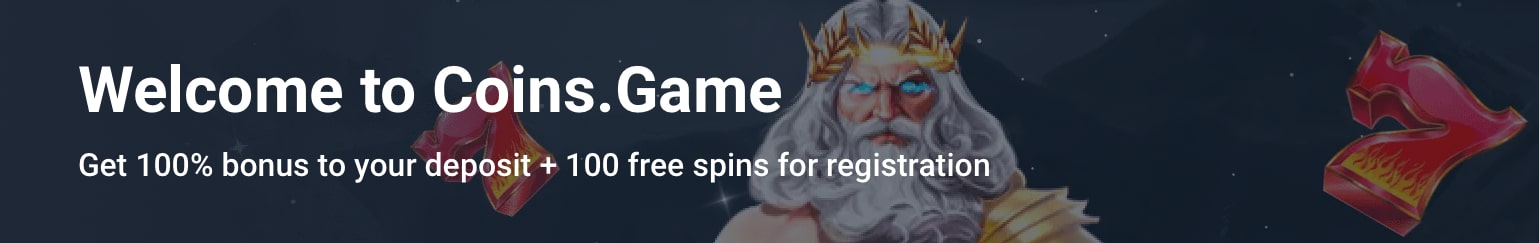 Coins Game Casino welcome Bonus