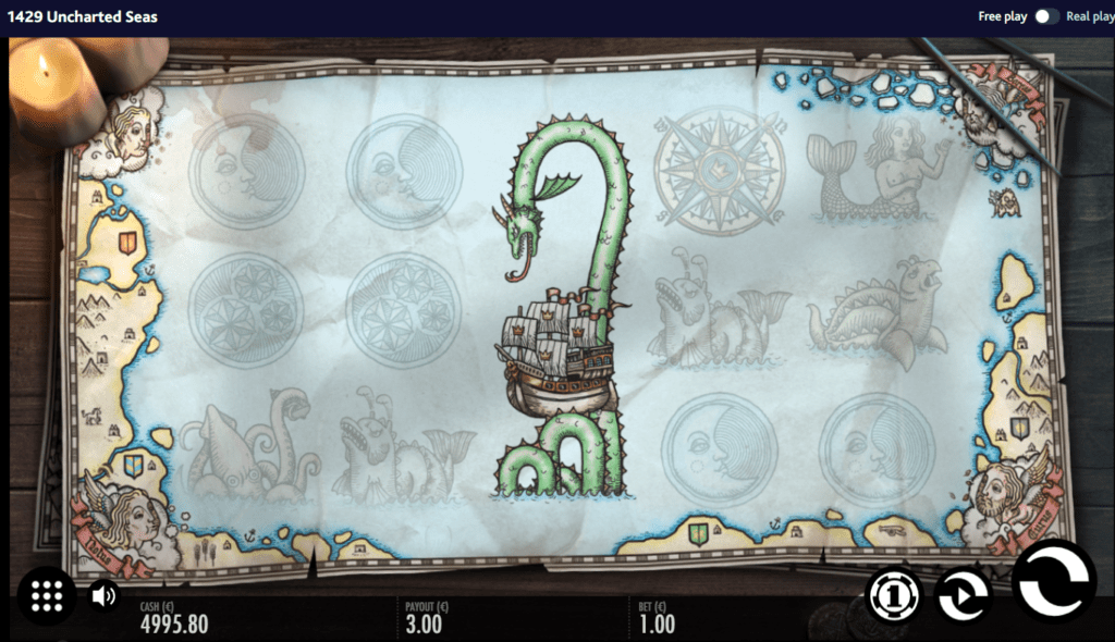 1429 Uncharted Seas slot game from Thunderkick offers a visually stunning and engaging experience with its nautical theme and high RTP.