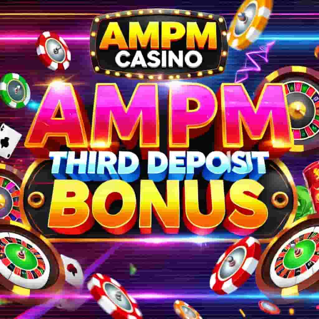 AMPM casino third deposit bonus