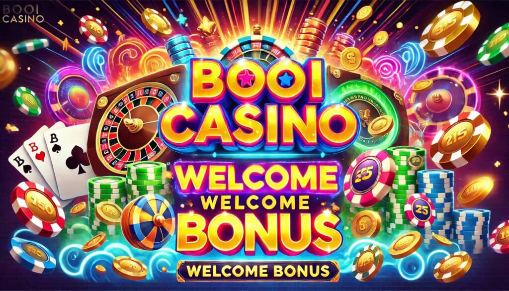 Booi Casino Welcome Bonus