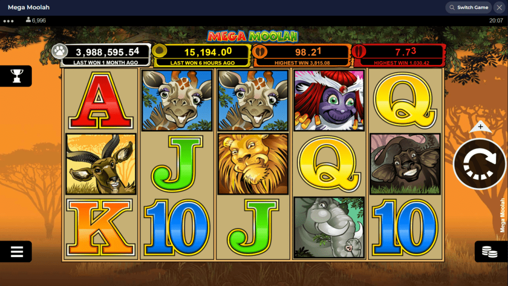 Mega Moolah, from provider Microgaming, is one of the most well-known progressive jackpot slots