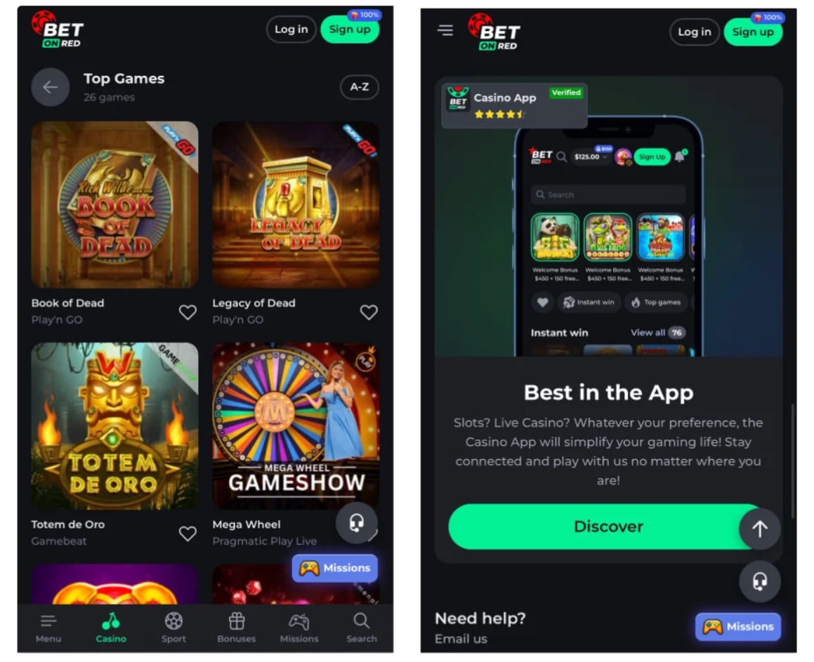 Betonred casino mobile