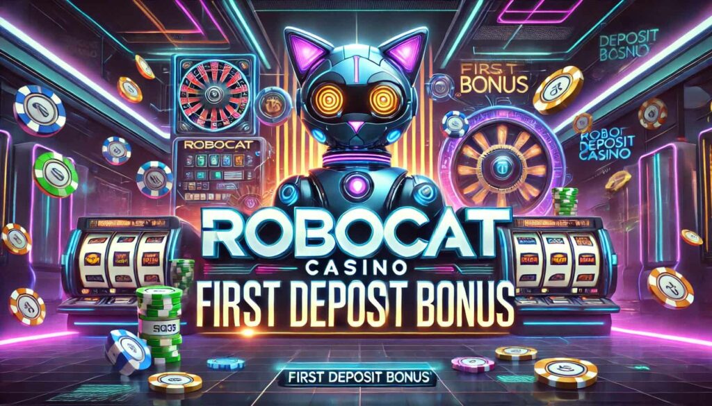 Robocat Casino First Deposit Bonus