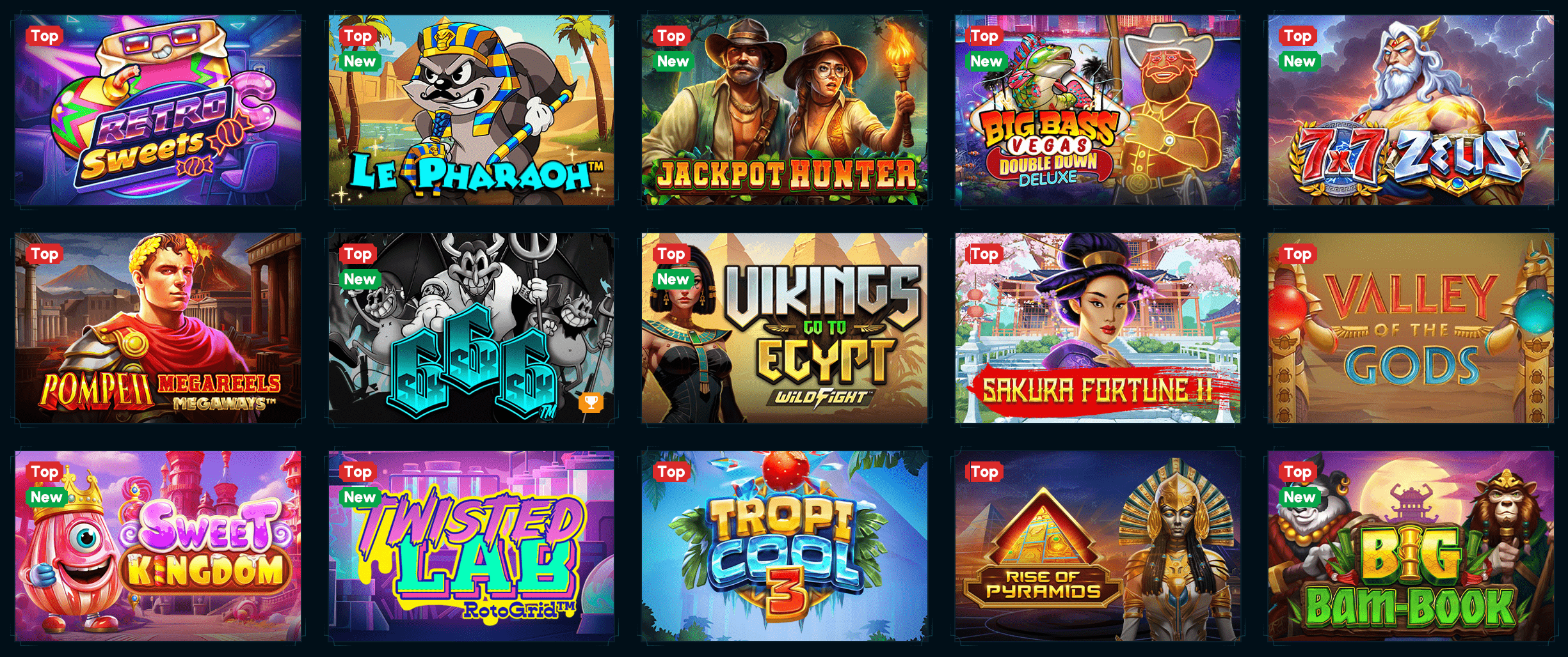 Nine casino slots