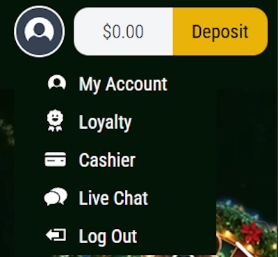 casino profile section