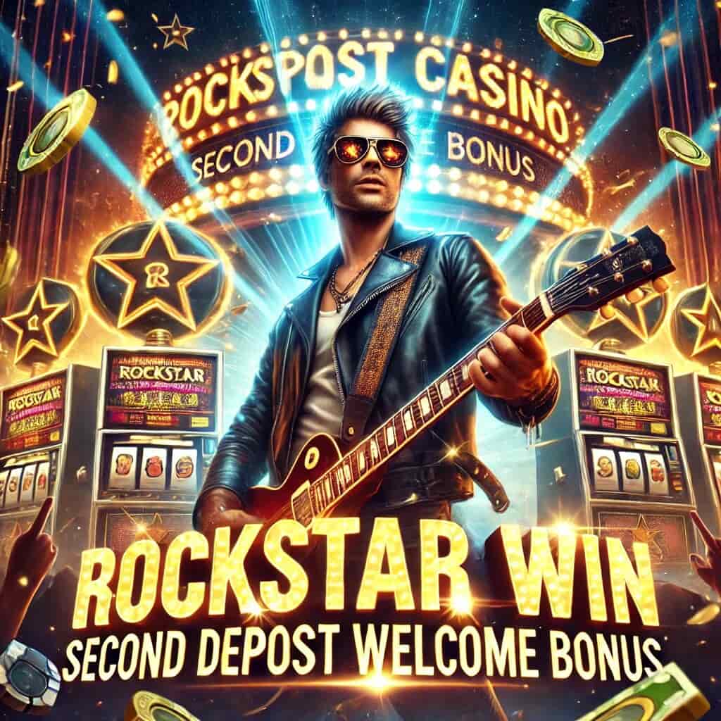 RockStar Win Casino Second Deposit Welcome Bonus