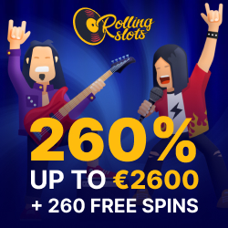 Rolling Slots Casino Welcome Bonus