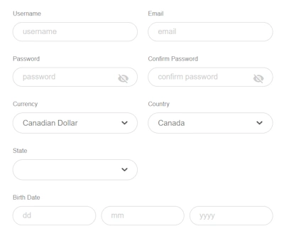 Thor Casino registration frm