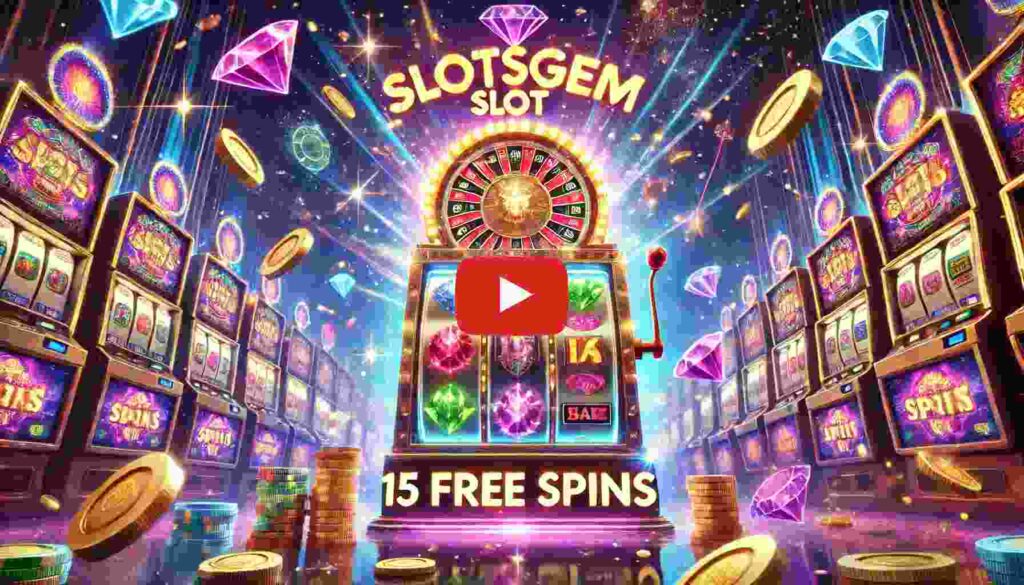 SlotsGem Casino No Deposit Bonus 15 Free Spins