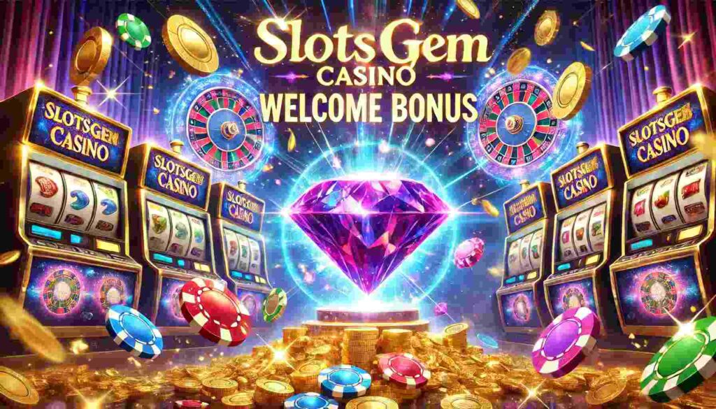 SlotsGem Casino Welcome Bonus