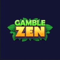 Gamblezen Casino Logo with green and yellow typography.
