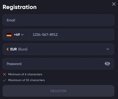 Spinarium Casino sign up