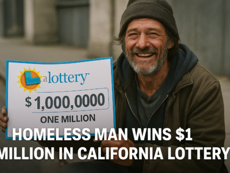 Homeless Man Wins $1 Million in California Lottery