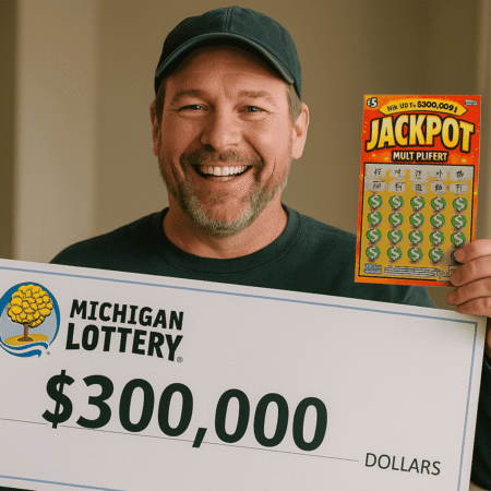 Michigan Man Wins $300K Jackpot on Scratch Off Ticket