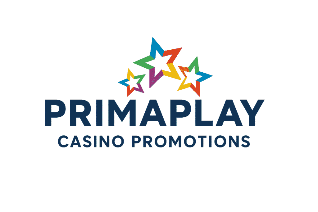 PrimaPlay Casino Promotions banner with colorful stars logo