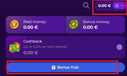 gambloria bonus hub