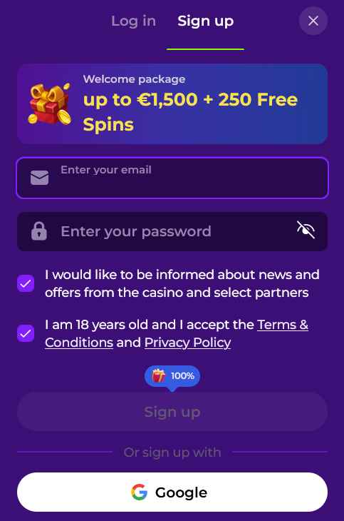 gambloria casino login