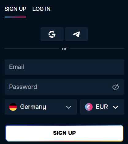 Gizbo Casino Login Bild