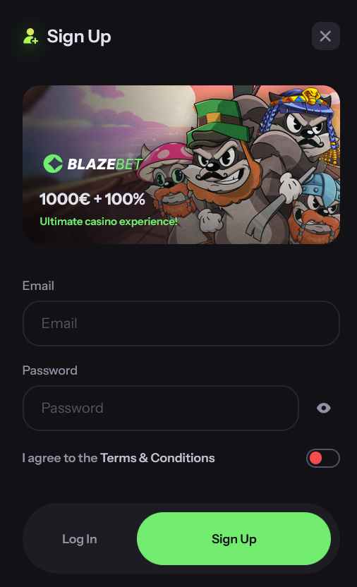 BlazeBet Casino Login