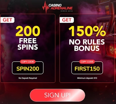 Casino Adrenaline sign up