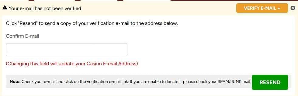 Email verification