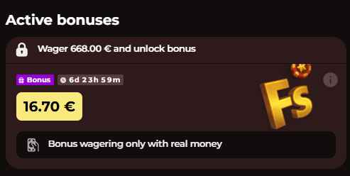 Example of player balance