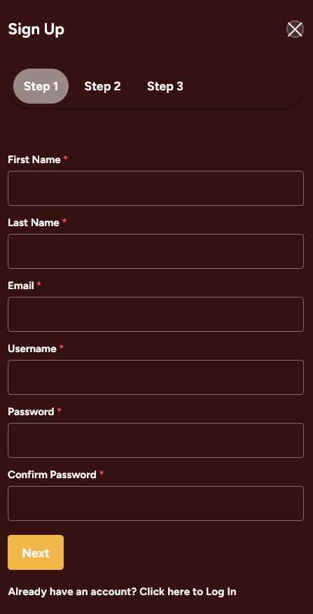 Grande Vegas Casino login page