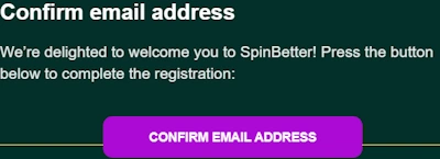 Spinbetter casino email verification