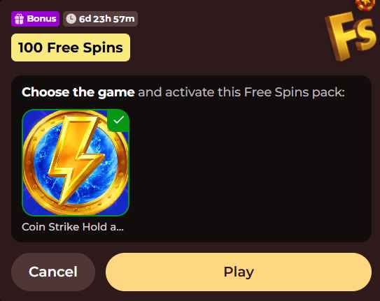 Vincispin bonus no deposit