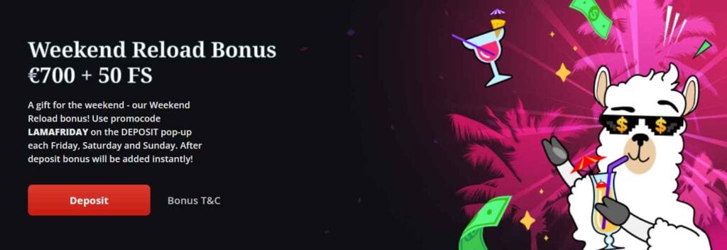 Weekend Reload Bonus