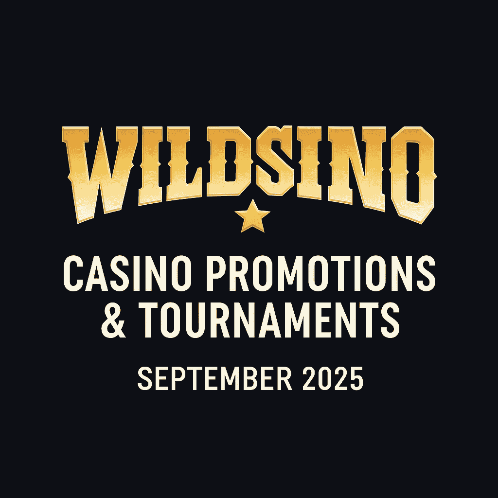 Wildsino Casino Promotions and Tournaments banner for September 2025.