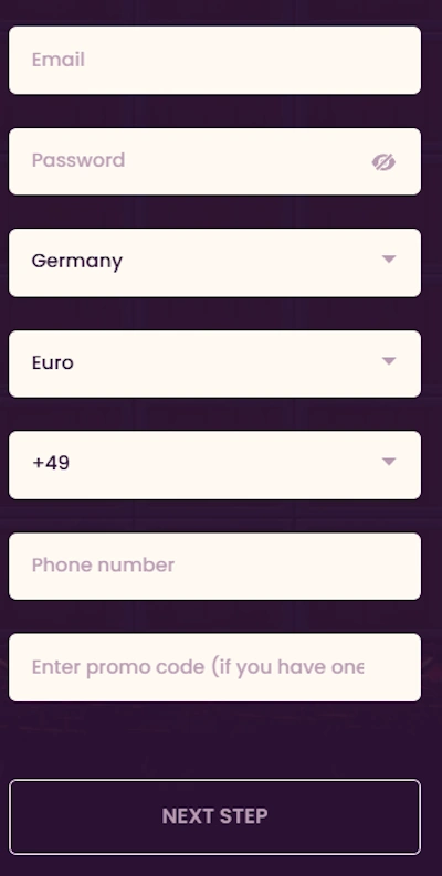 Bizzo Casino sign up