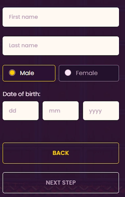Casino personal information