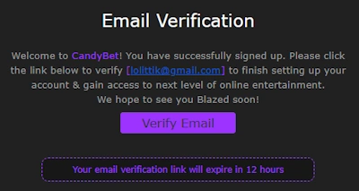 casino email verification