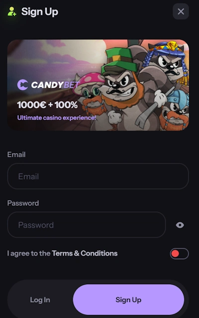 CandyBet Casino login