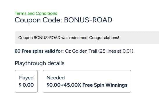 Diamond Reels Casino Promo Code