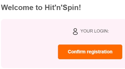 HitnSpin Casino ved login trin