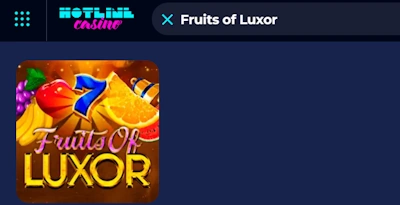 search bar and eligible slot