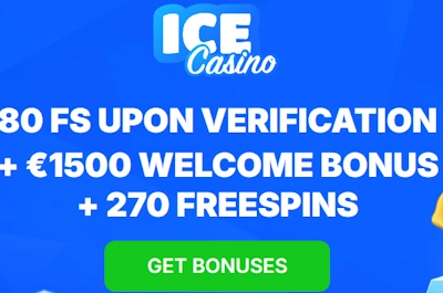 Ice Casino free spins offer
