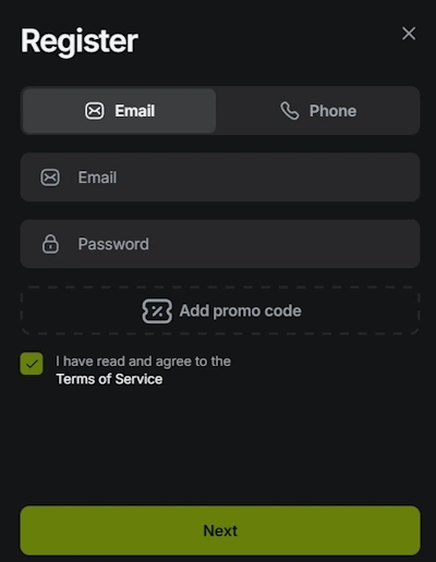 JetTon Casino sign up