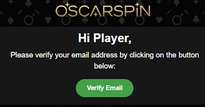 casino email verification