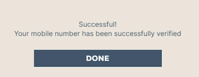 phone verification step