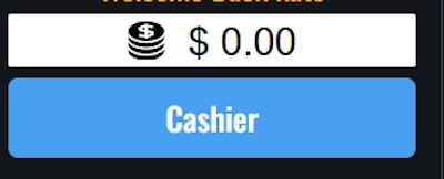 casino cashier button