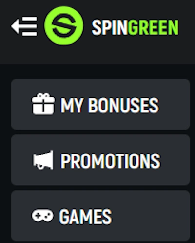 bonuses and promotions area