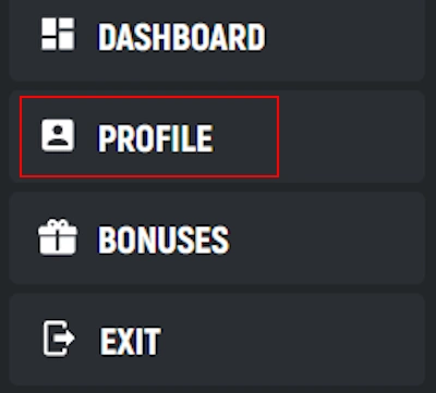 casino profile section
